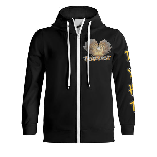 D.Y.H.T. - Adult Full Zip Turtleneck Hoodie (B)
