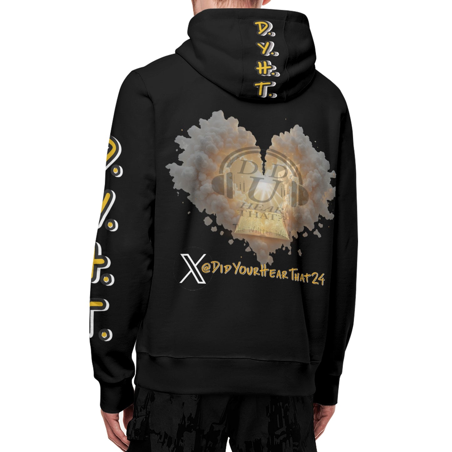 D.Y.H.T. - Adult Full Zip Turtleneck Hoodie (B)