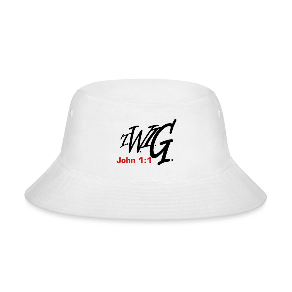 T.W.I.G. (In the beginning...) - Bucket Hat - white