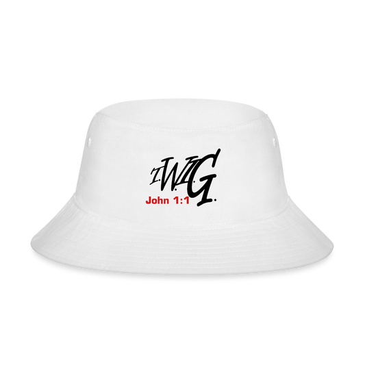 T.W.I.G. (In the beginning...) - Bucket Hat - white