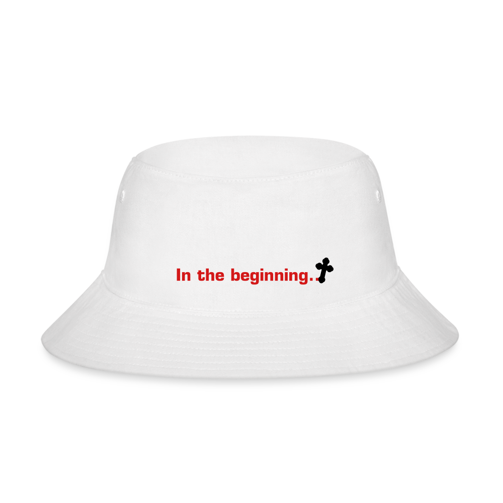 T.W.I.G. (In the beginning...) - Bucket Hat - white