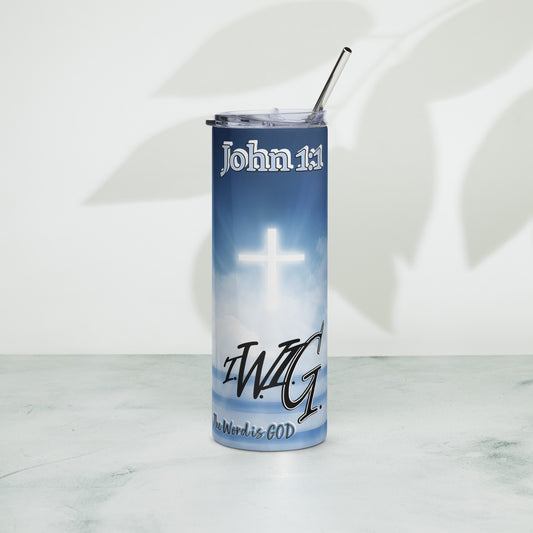 T.W.I.G. - John 1:1 (Stainless Steel Tumbler)